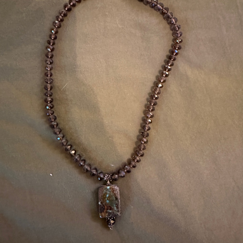 Vintage stone necklace